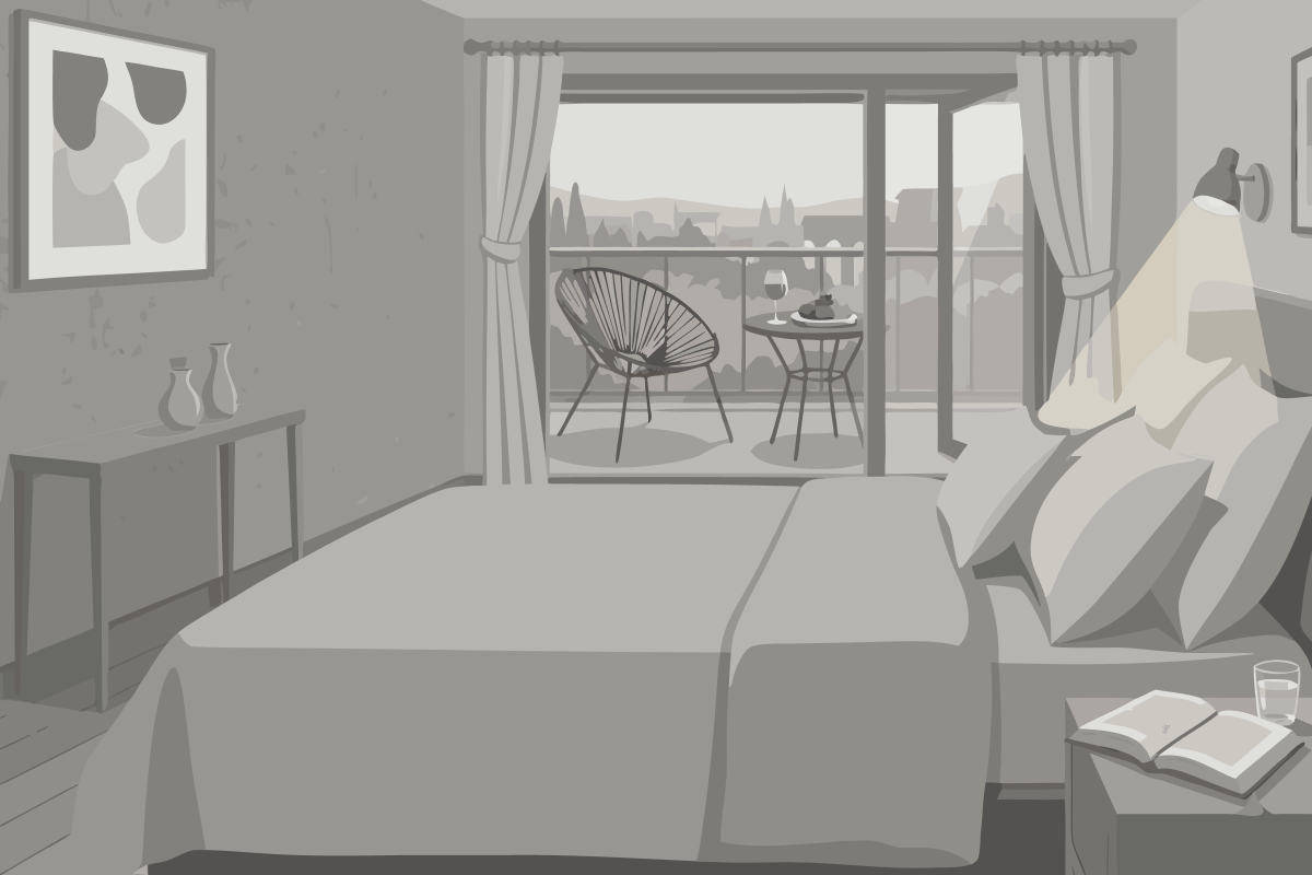 Junior Suite con Balcone e Vista Città